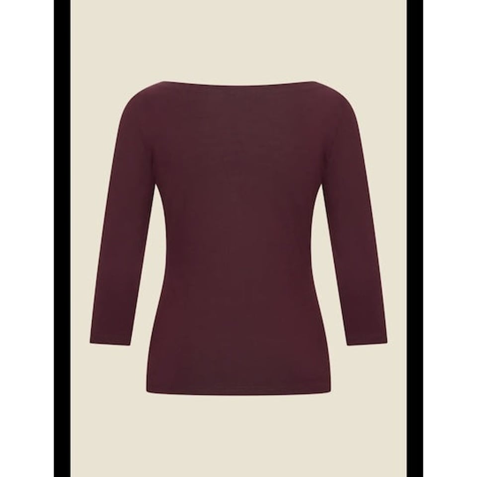 VERY CHERRY Boatneck top grape
