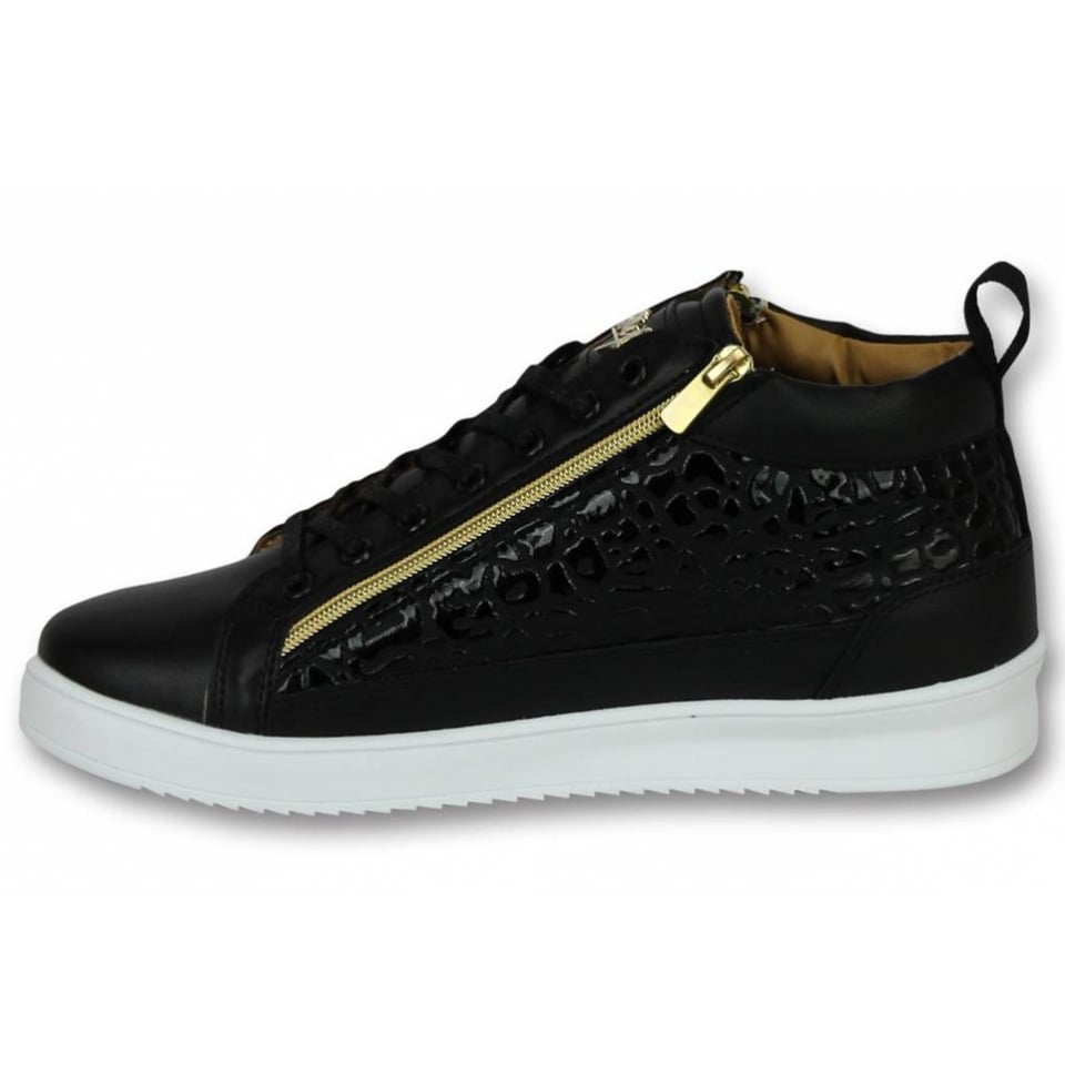 Heren Schoenen - Heren Sneaker Croc Black Gold - CMS98 - Zwart