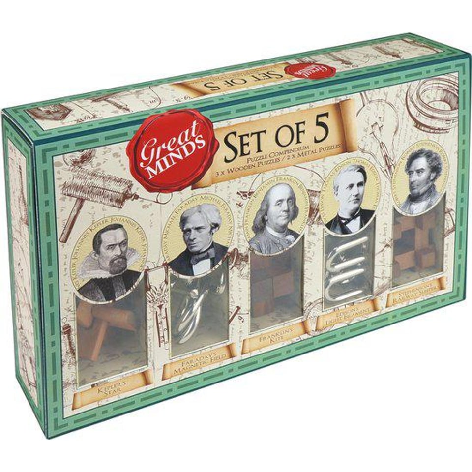 Great Minds Set of 5 Puzzle