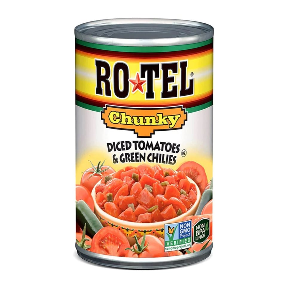 Rotel Chunky Diced Tomatoes And Green Chillies 283G