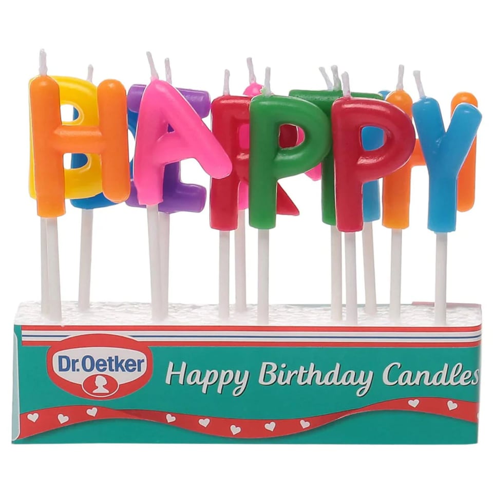 Dr. Oetker Happy Birthday Candles