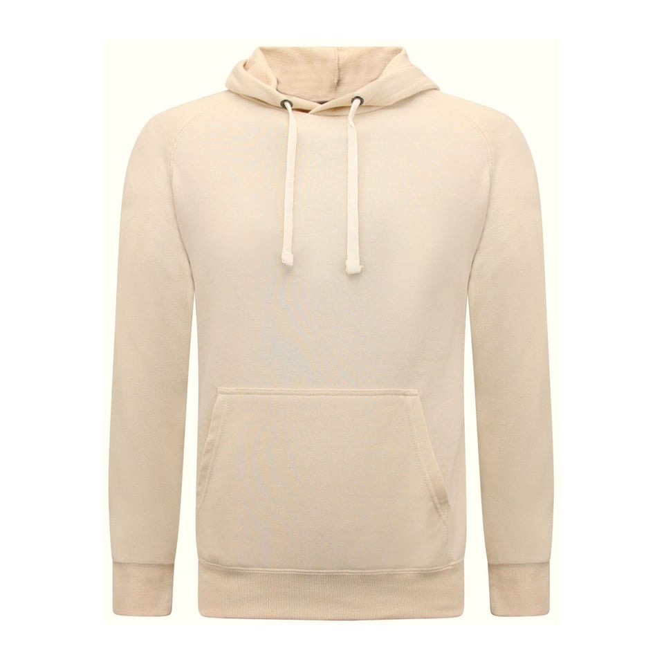 Hoodie Heren - Classic Hoodies Met Capuchon - Beige