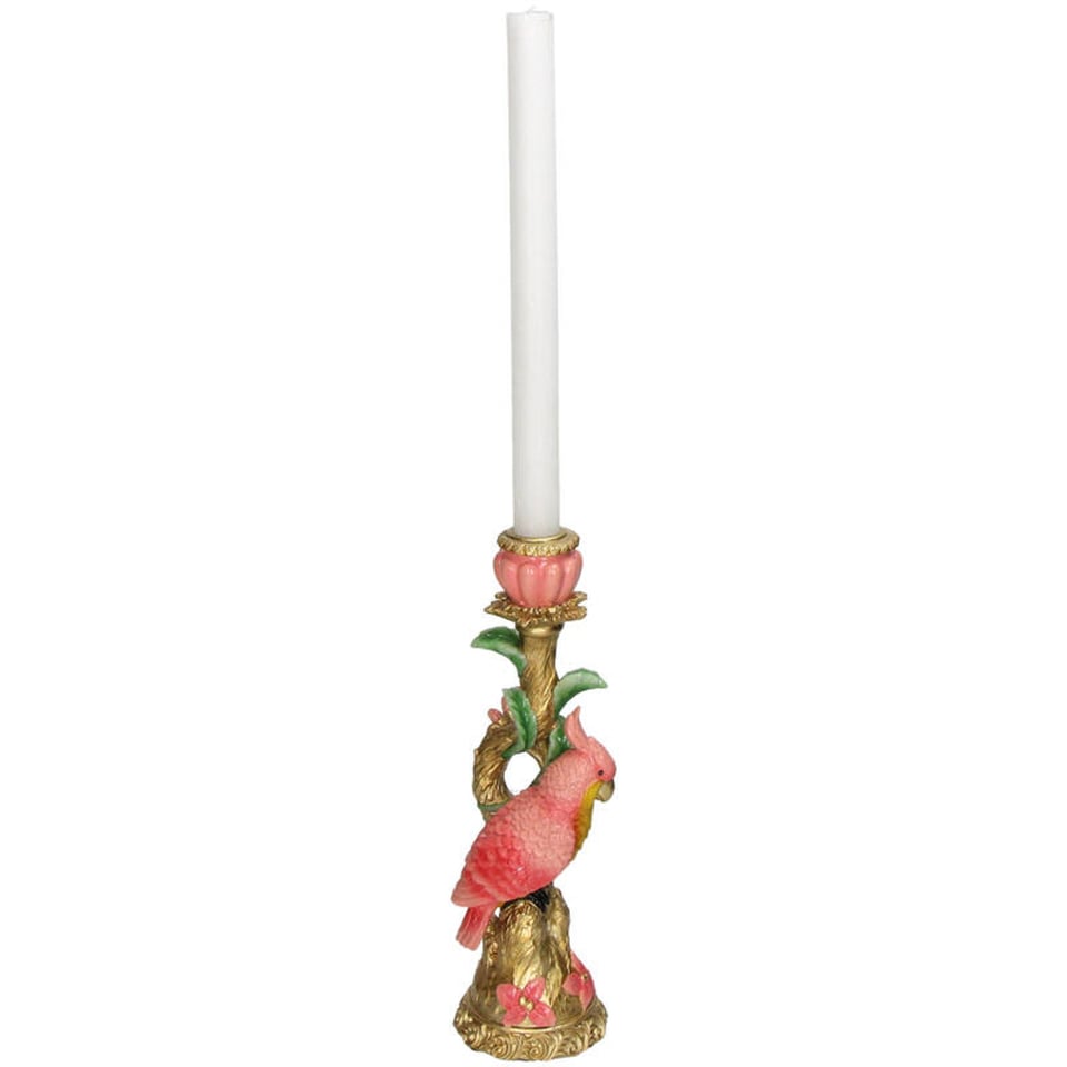 Kandelaar Vogel Roze