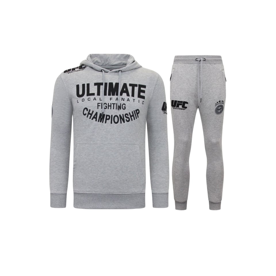 Exclusieve Heren Trainingspak - Ultimate Fighting Championship - Grijs