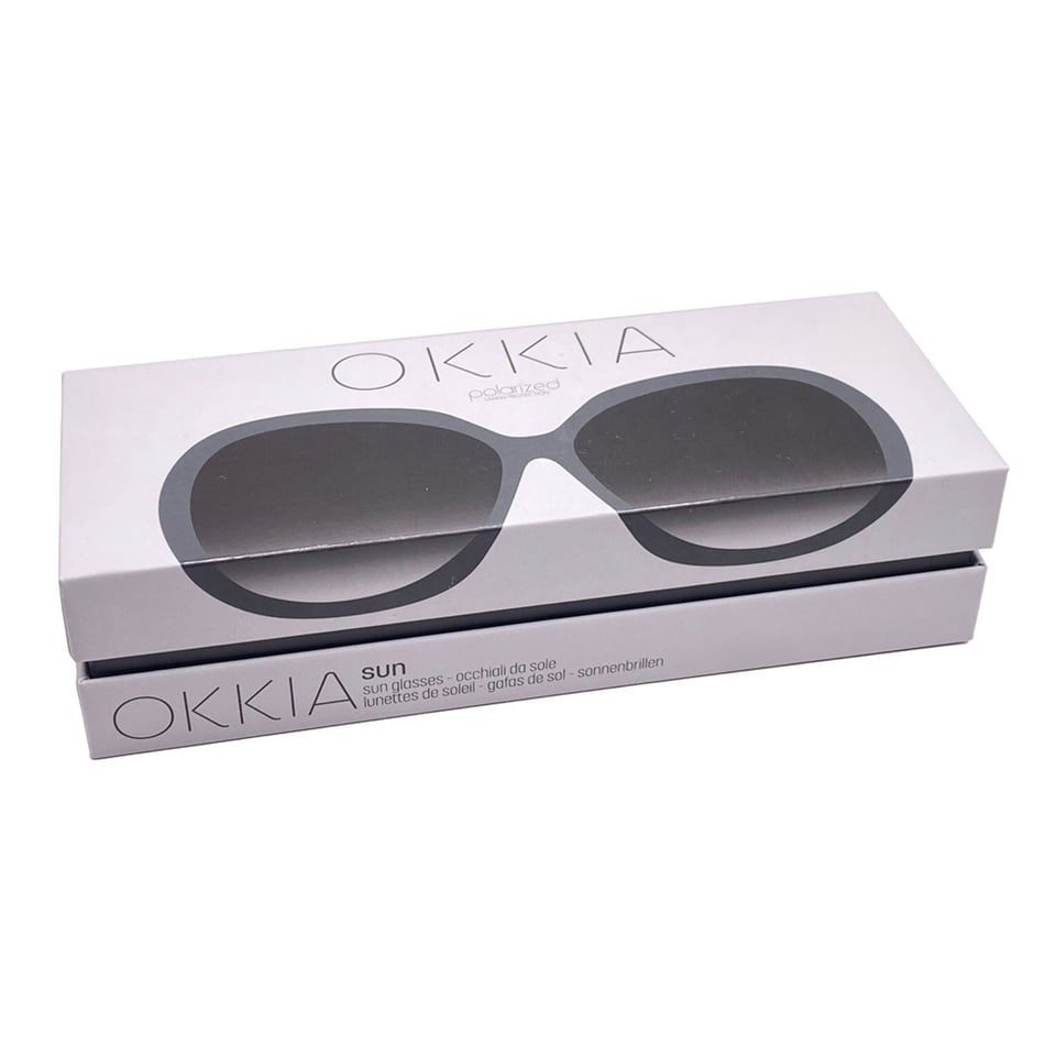 Zonnebril MIAMI Butterfly Black OK047-BK + Polarized