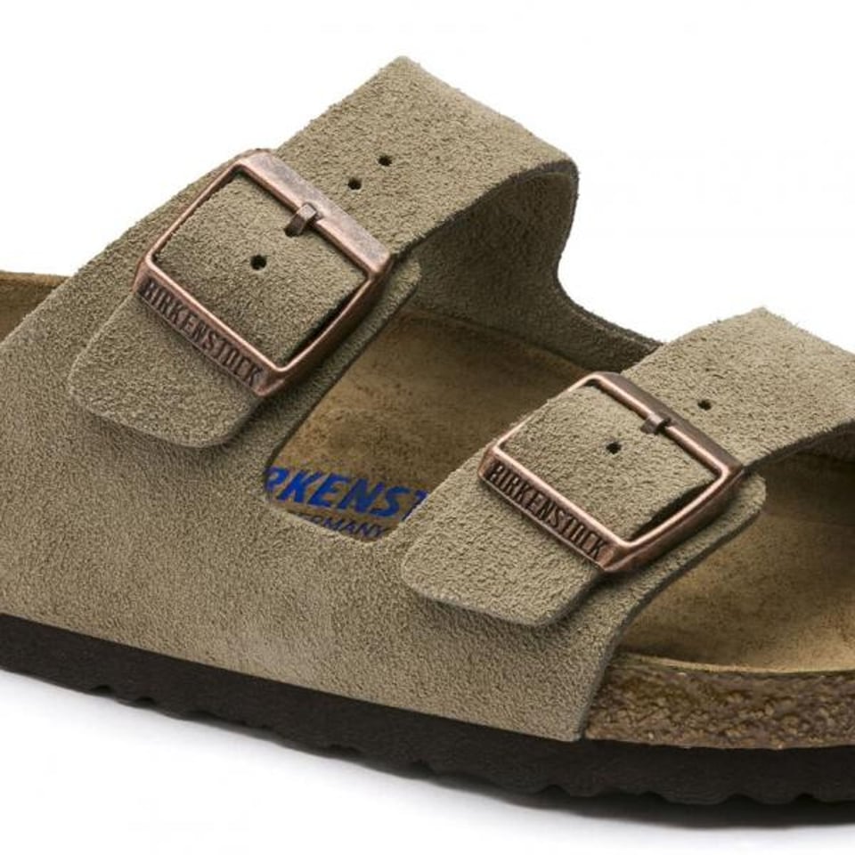 Birkenstock Arizona SFB Suede Taupe Narrow