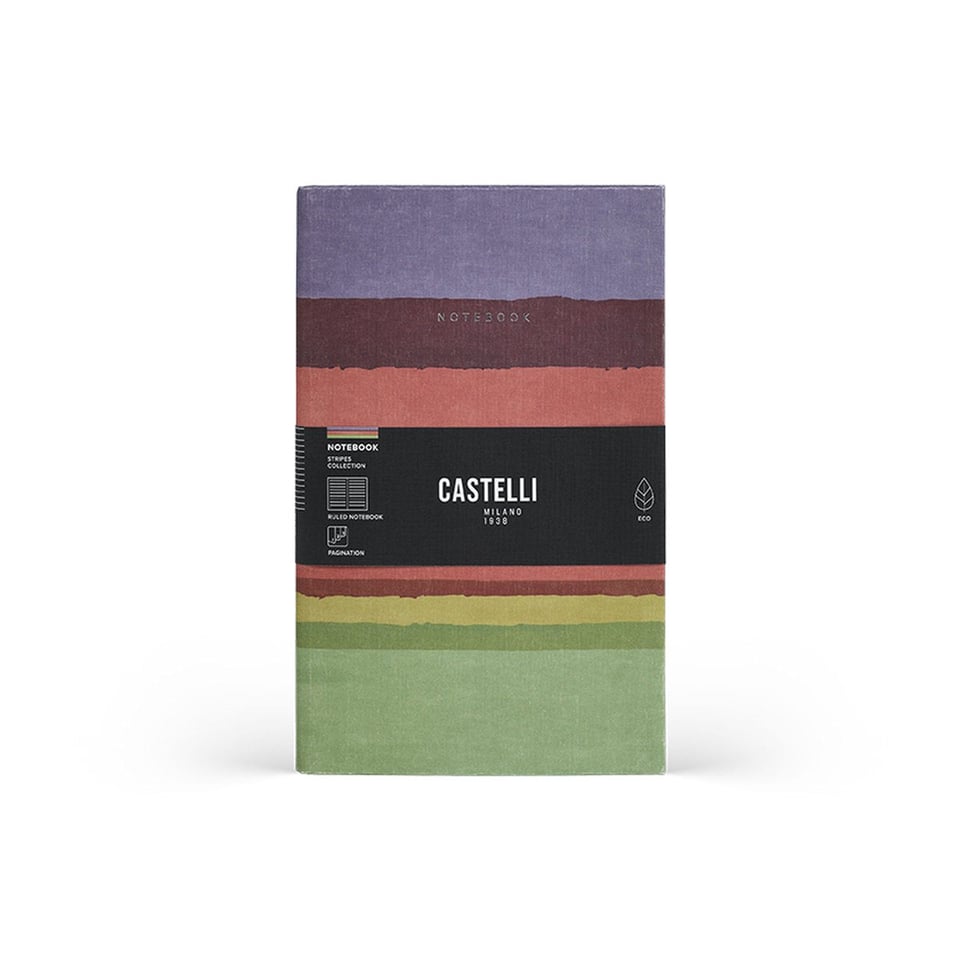 Notebook Castelli - Stripes Collection Eco