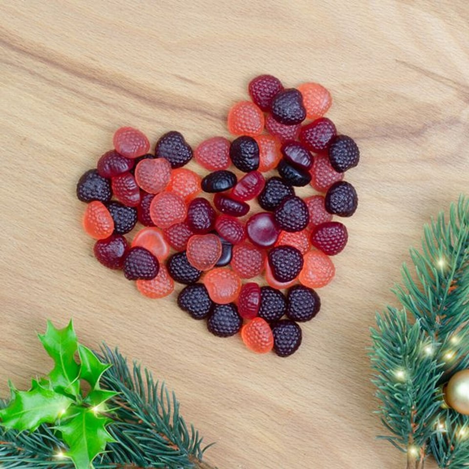 Der Zucker Backer Snackzak Met Fruitgom (Frohe Weihnachten) 55g