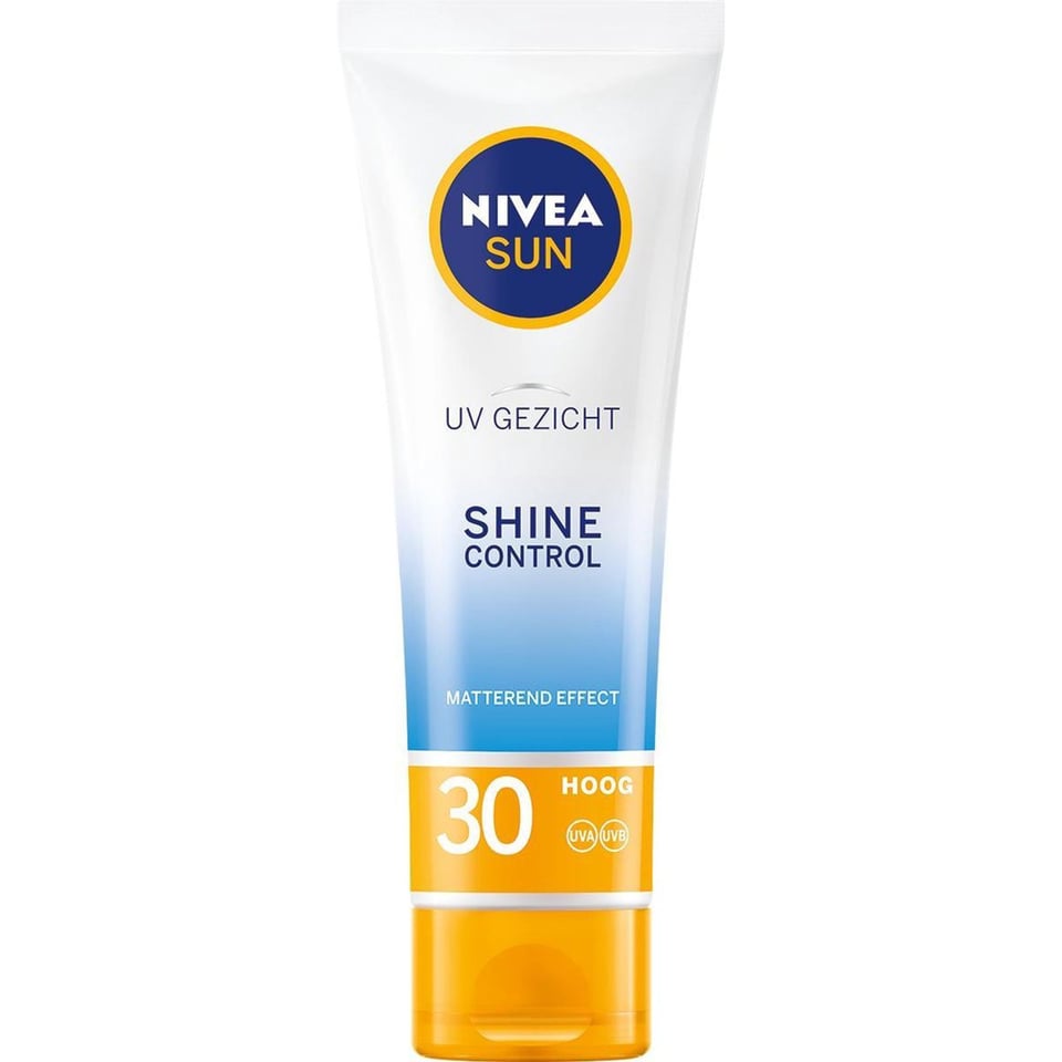 NIVEA Sun UV Face Shine Control Zonnebrand Gezicht SPF 30 - 50 Ml Hydraterende Zonnebrand Voor Het Gezicht Met Een Matterend Effect