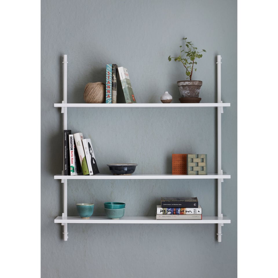 Wandrek Wall Shelving WS.85.1 - Color : Oak / White