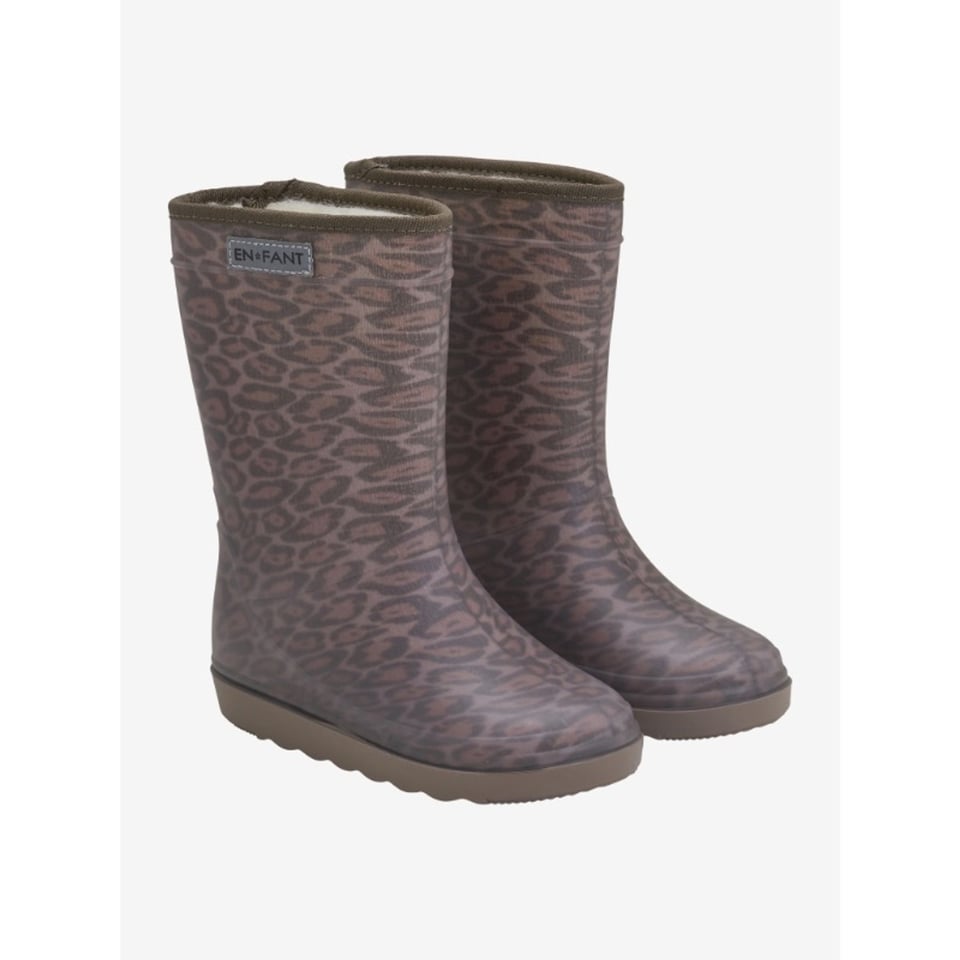 Enfant Thermo Boots Pine Bark Print Leo