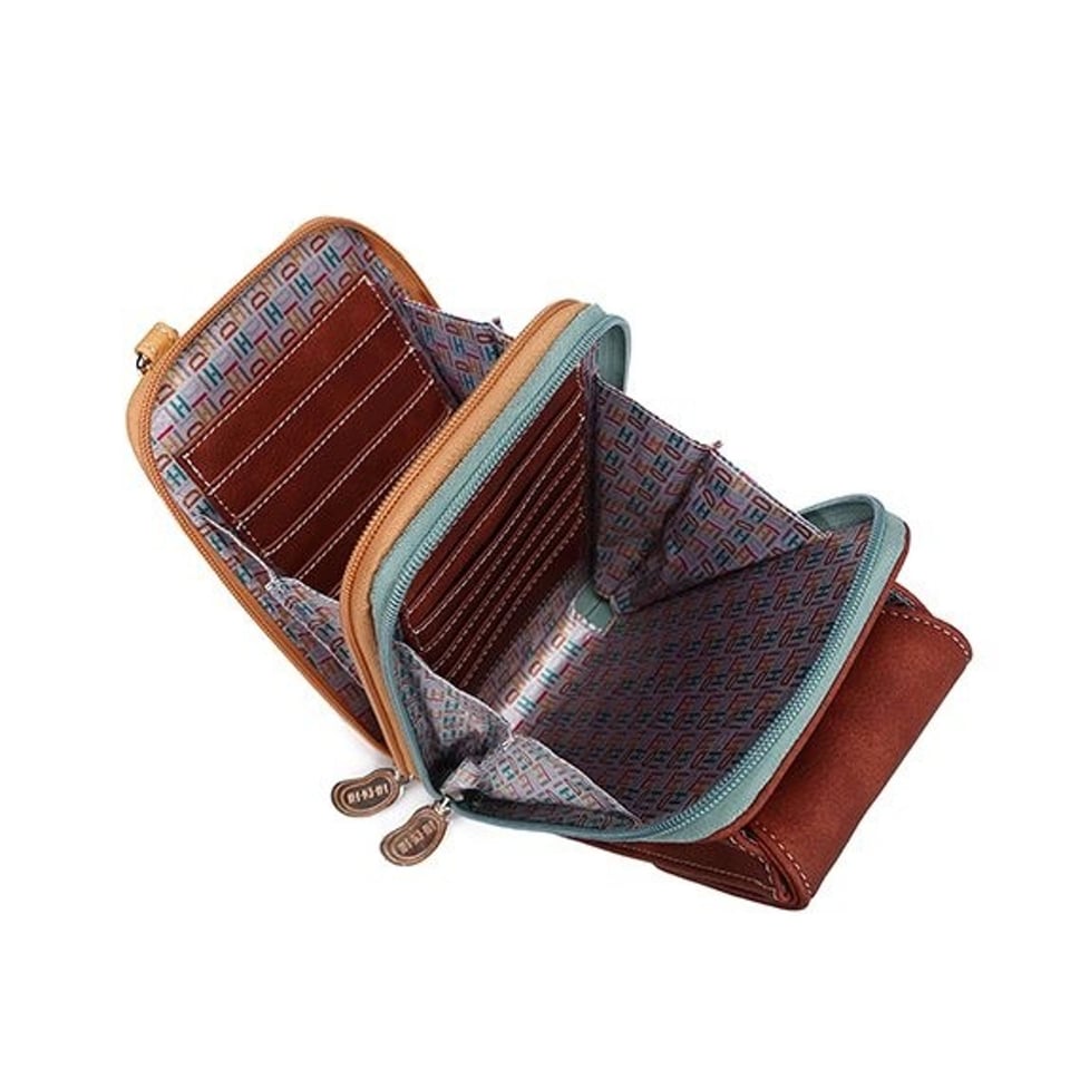 Hi Di Hi Telefoon-Portemonnetas Winter Rood-Blauw
