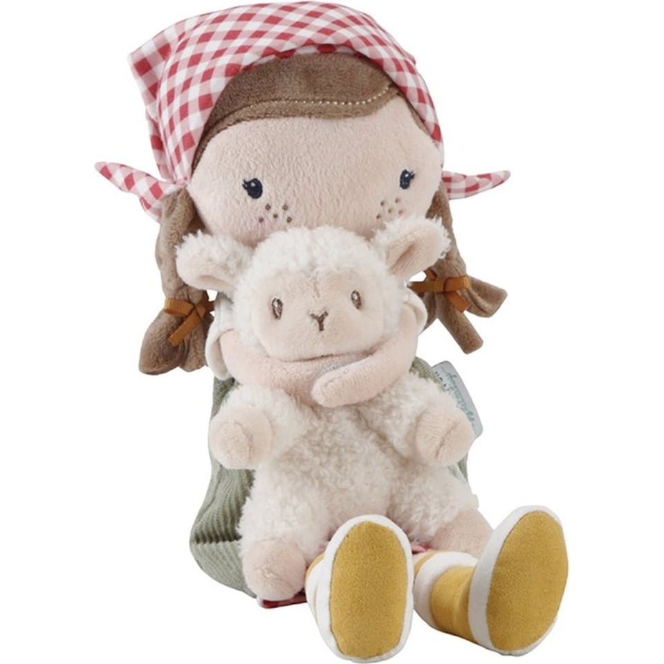 Little Dutch Knuffel Pop Boerin Rosa Met Schaap 35cm