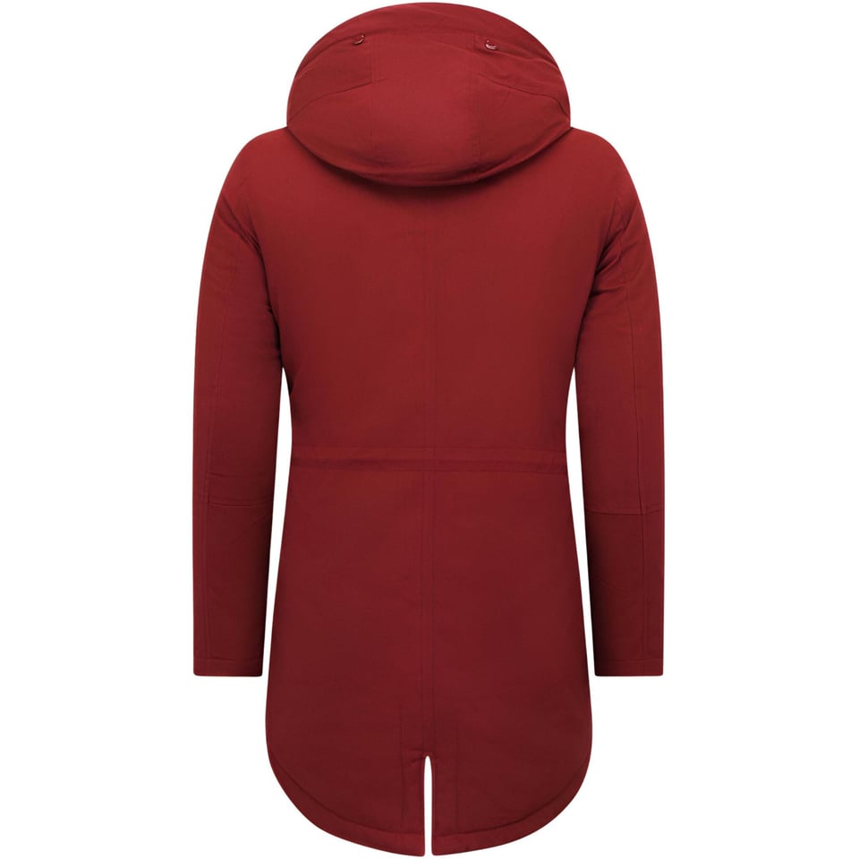 Parka Heren Winter - 7065 - Rood