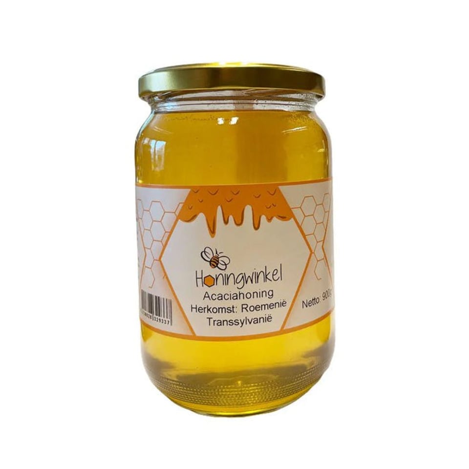Acaciahoning 900g Roemenië Honingwinkel (vloeibaar) - 900g