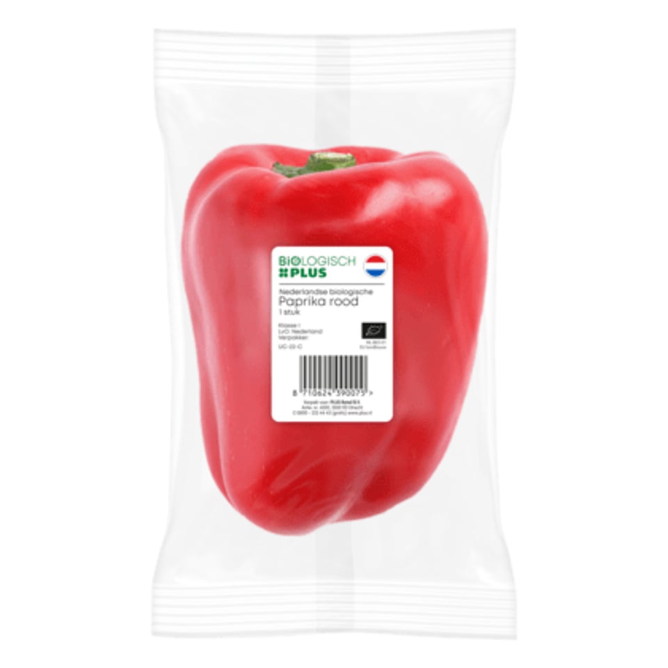 Biologisch PLUS Paprika Rood