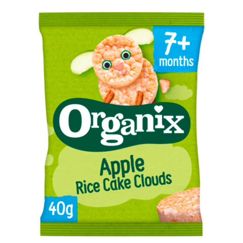 Organix Goodies Bio Luchtige Rijstwafeltjes Appel 7+m