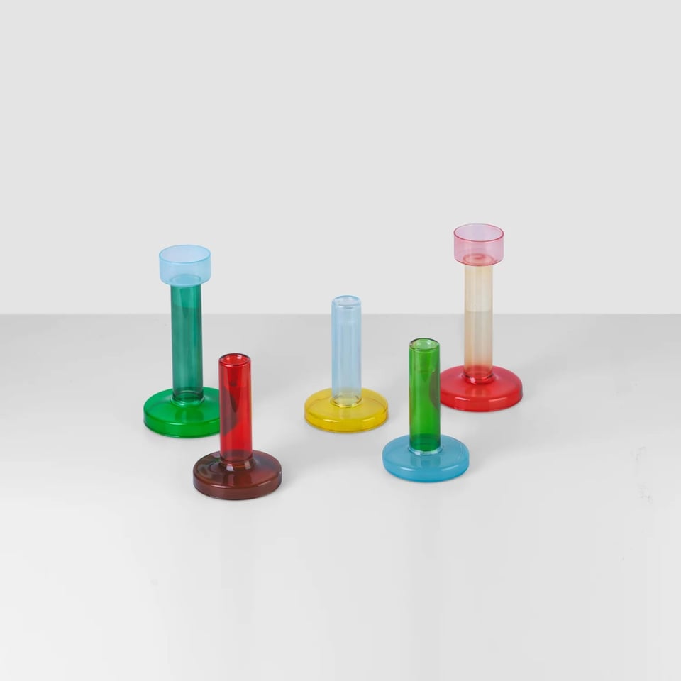 Buro Berger Bole Kandelaar Rood/bordeaux S