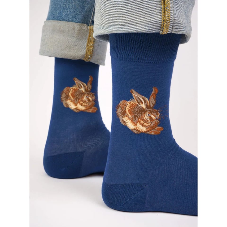 Kunstsokken Haas 41- 46