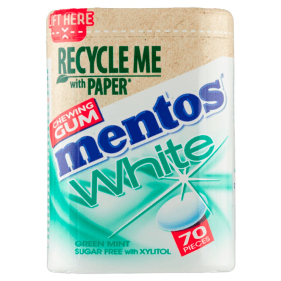 Mentos Gum White Greenmint