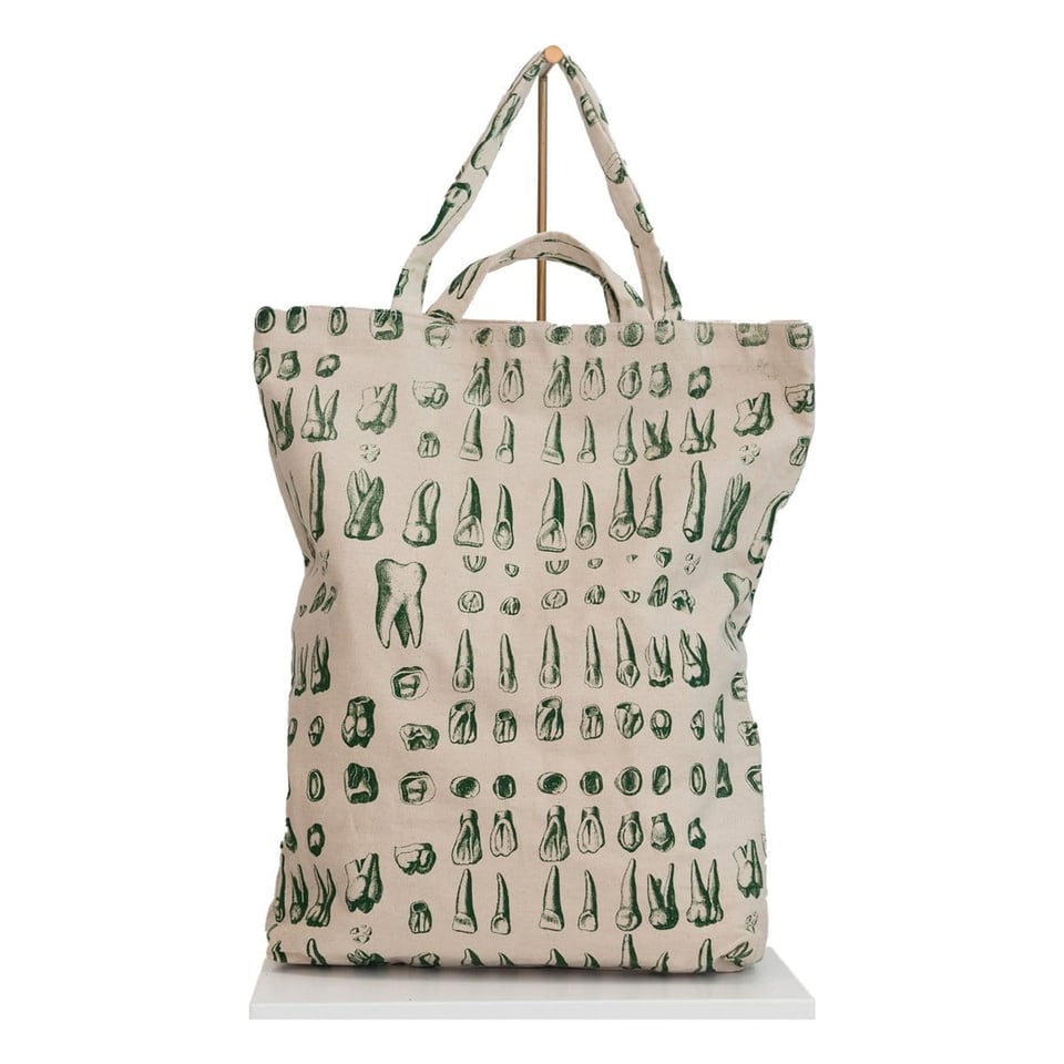 Tote Bag Amsterdam Houses Black