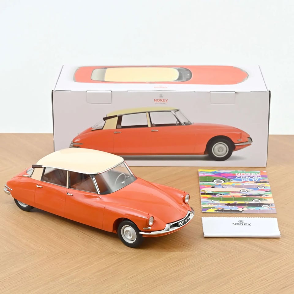 Citroën ID 19 1957 Capucine Orange & Cream 1:12