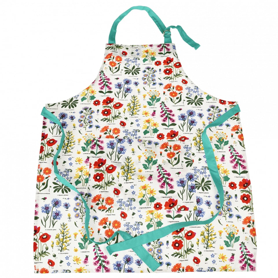 Rex London Gerecycled Katoenen Keukenschort Wild Flowers
