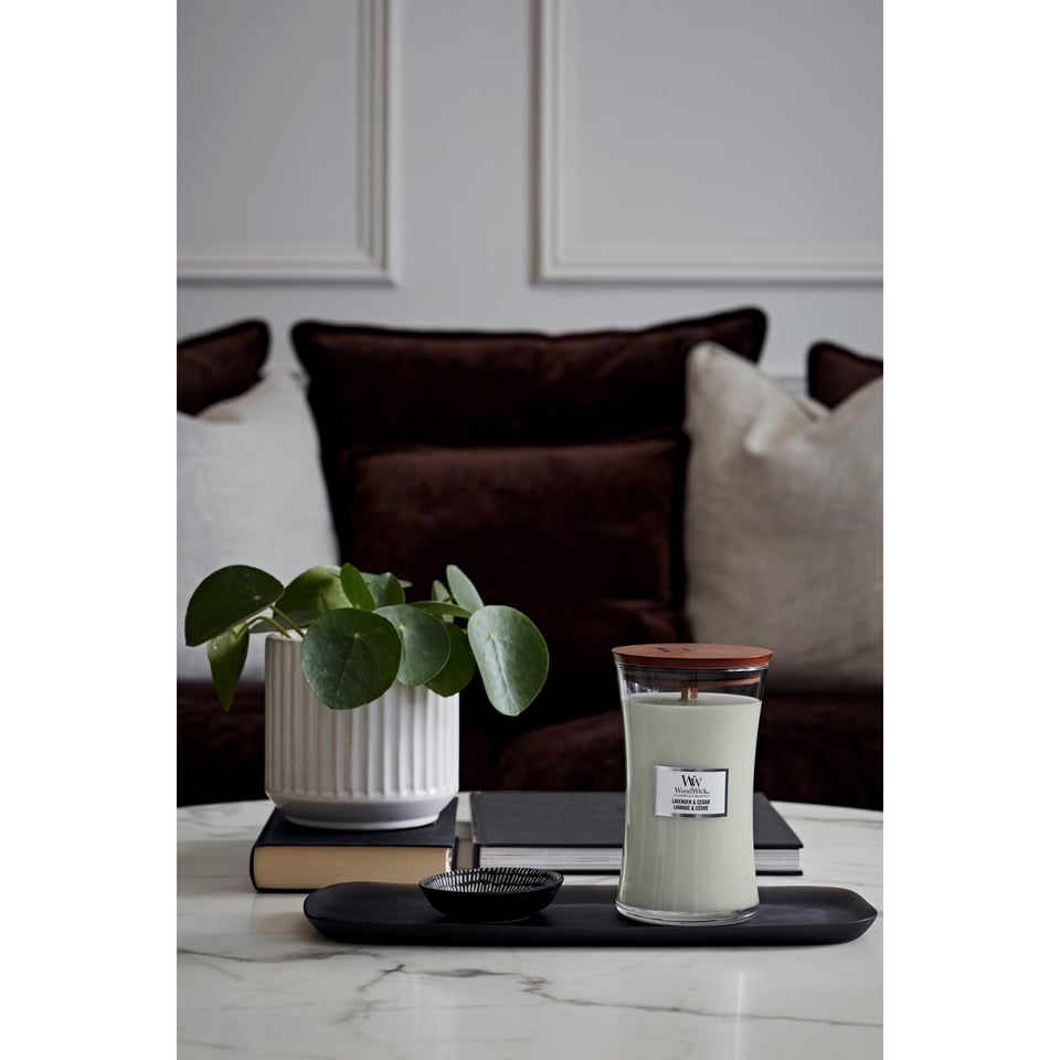 Woodwick Lavender & Cedar Kaars Groot