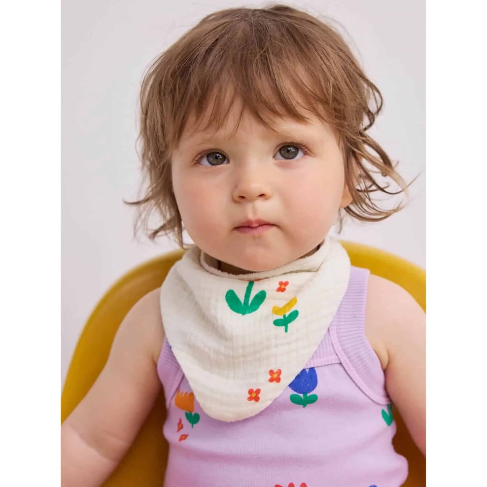 Bobo Choses Garden Party All Over Muslin & Bib Set