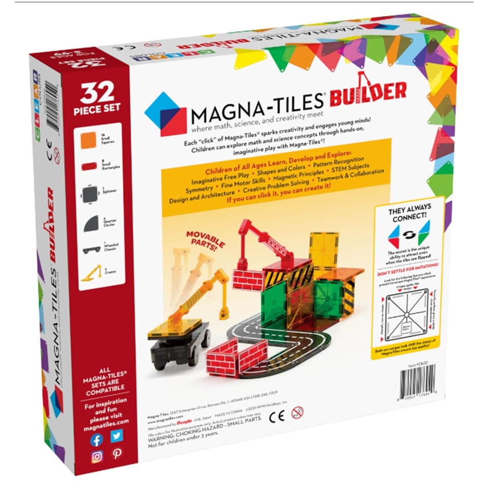 Magna-Tiles Builder (32 Stuks)