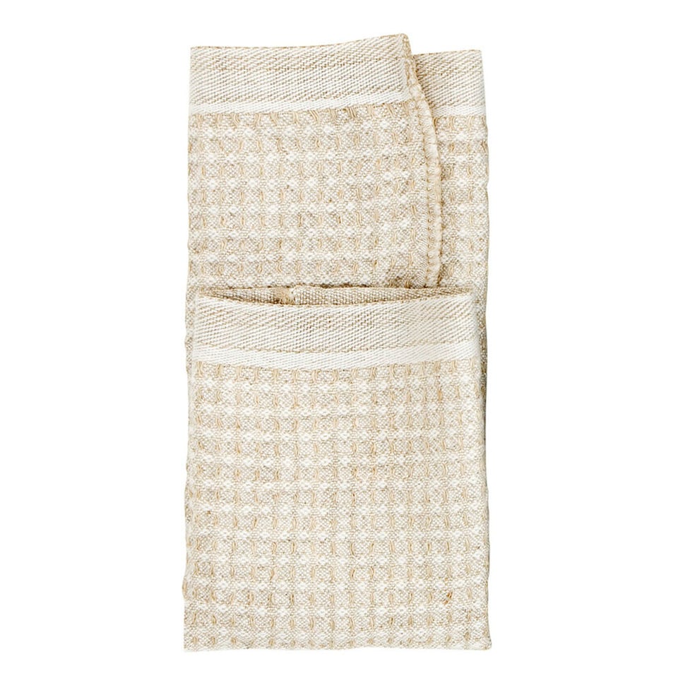 Maija Wit-Naturel, Linnen-Tencel Vaatdoekje