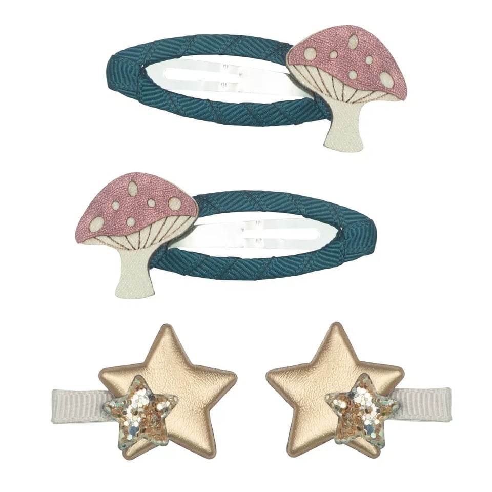 Mimi & Lula Magical Toadstool Clip Set