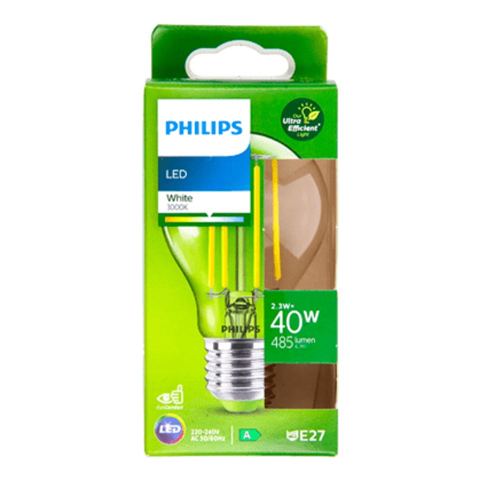 Philips LED 40W A60 E27 3000K