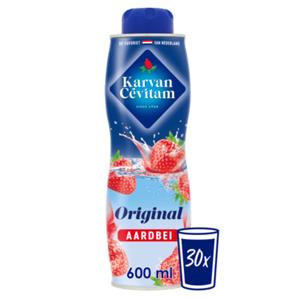 Karvan Cévitam Original Aardbei Siroop