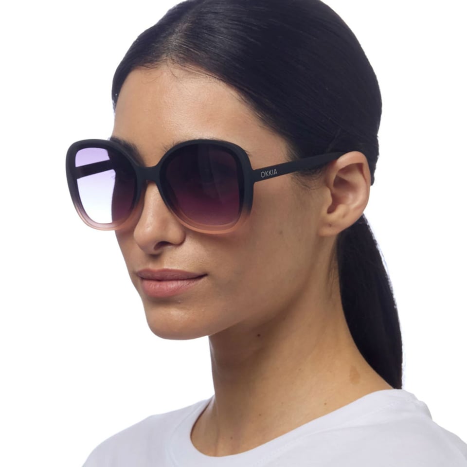 Zonnebril ANNA Butterfly Black Pink OK019-BP