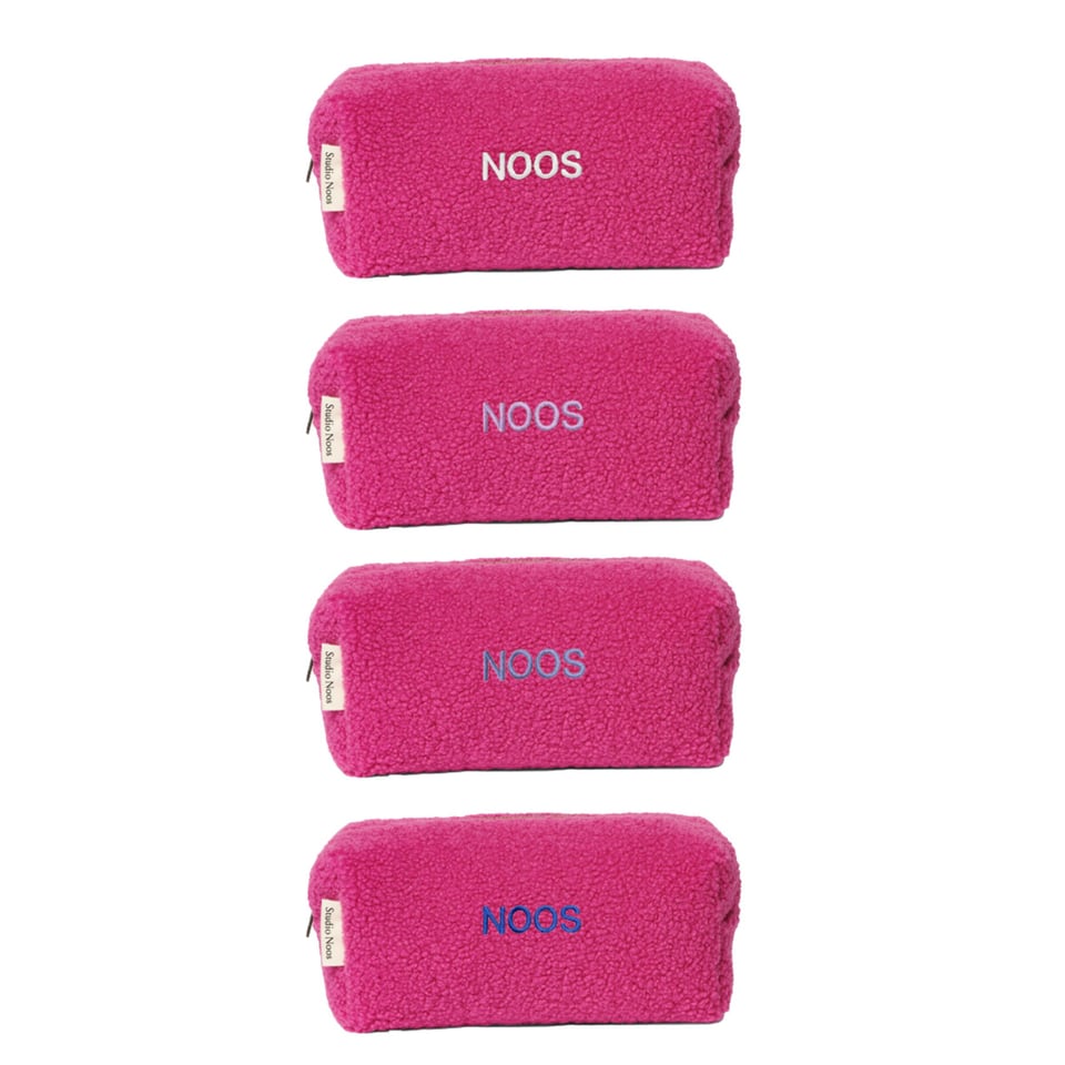 Pink Teddy Pouch