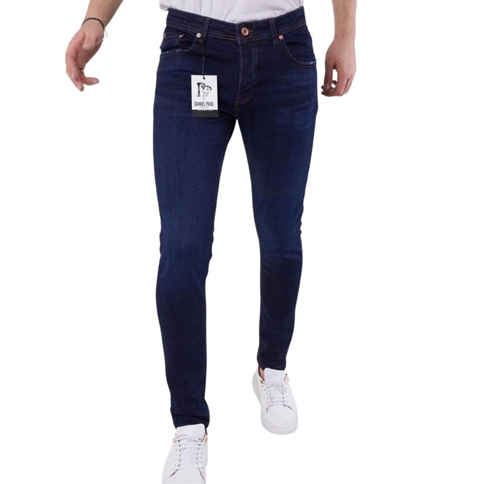 Heren Jeans Slim Fit Navy - 5306 - Donker Blauw