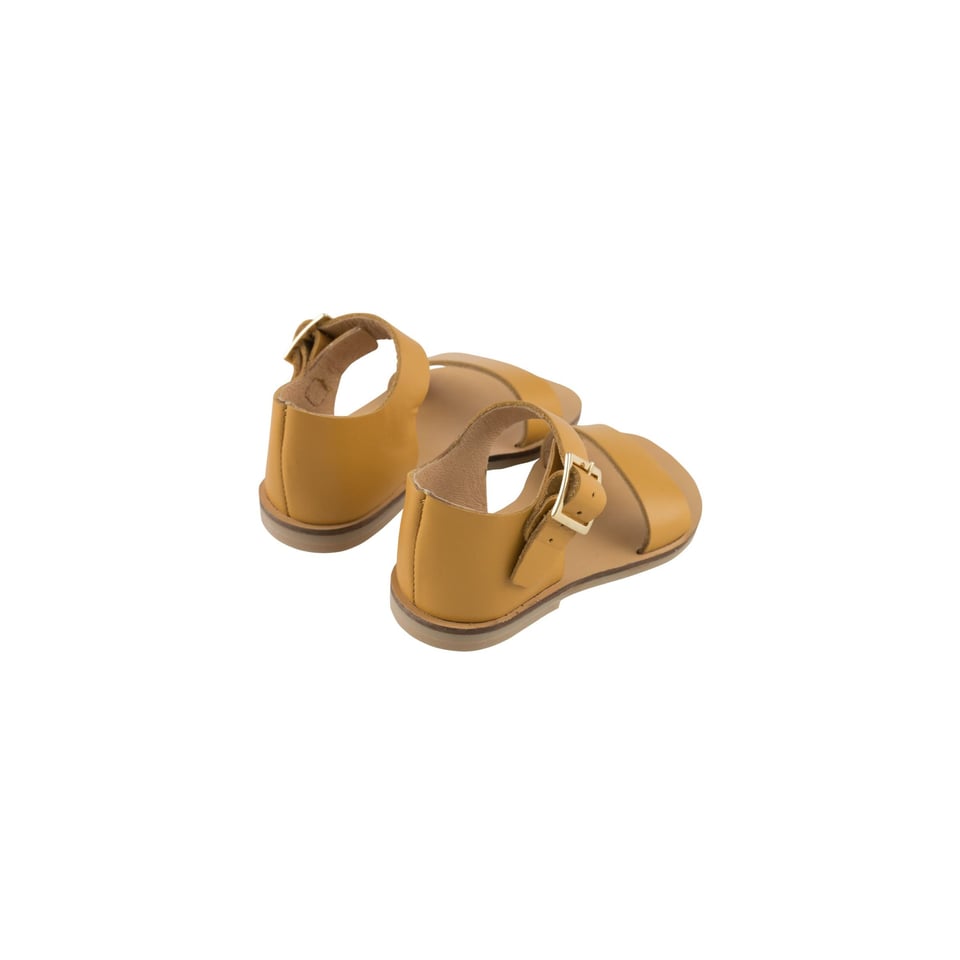 Tiny Cottons Leather Sandals Honey