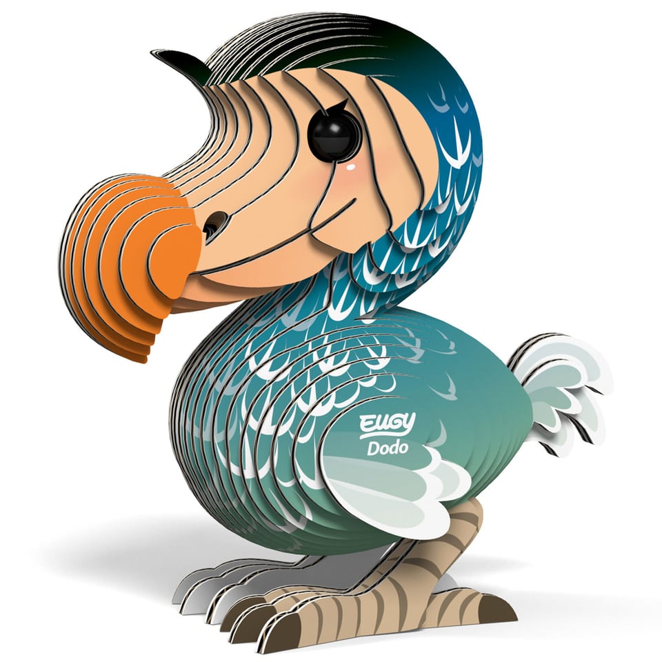 Eugy 3D Cardboard Model Kit Bird Life Dodo 6+