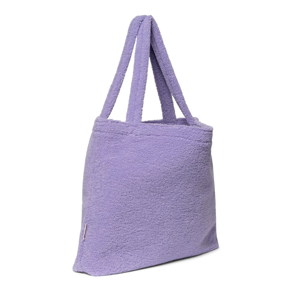 Lilac Teddy Mom Bag