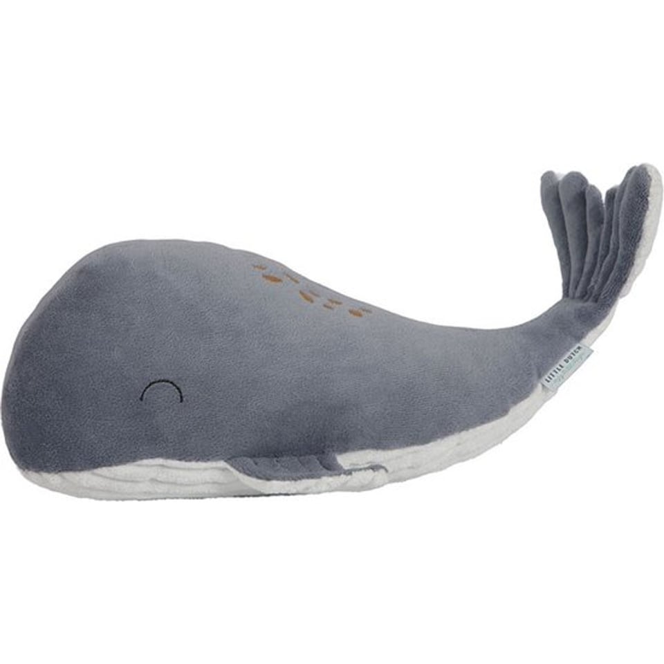 Little Dutch Knuffel Groot Walvis 35 Cm Ocean Blue