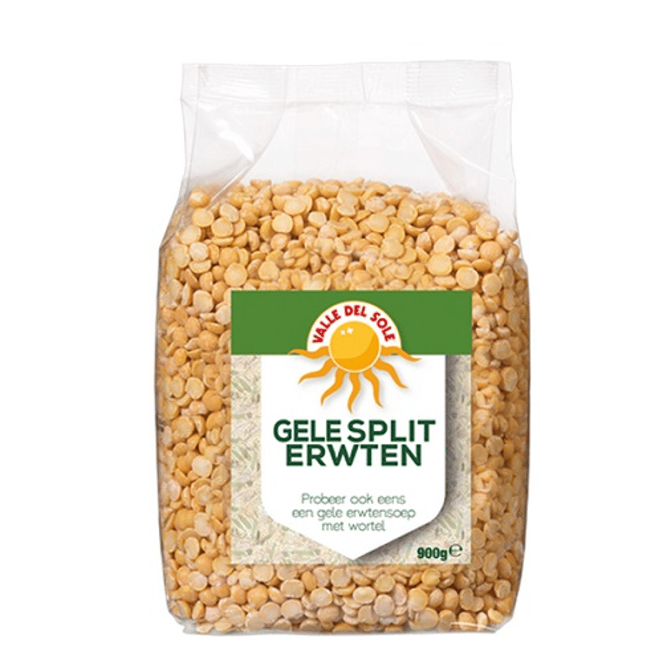 Valle Del Sole Gele Spliterwten 900gr