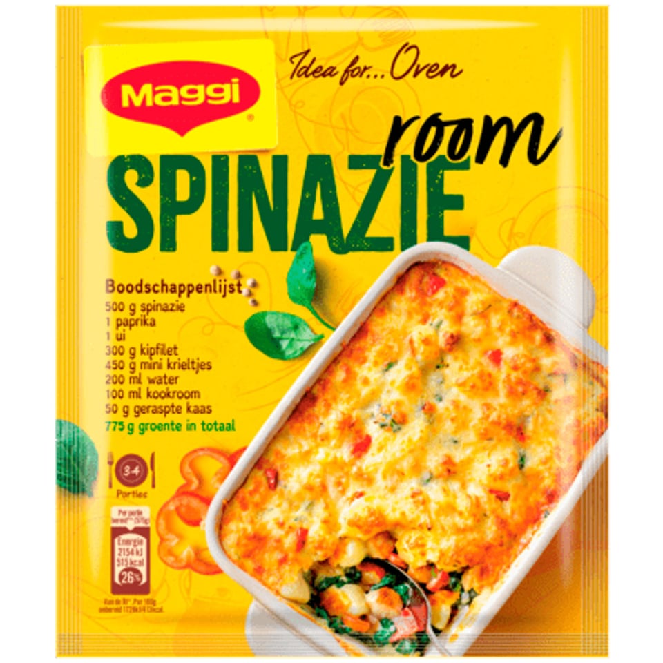 Maggi Ovenschotel Spinazie