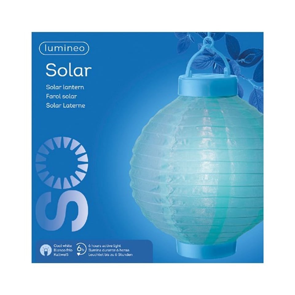 Solar LED Chinese Lantaarn H23cm Groen