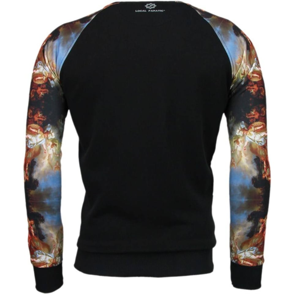 Mythologie Arm Motief - Sweater - Zwart