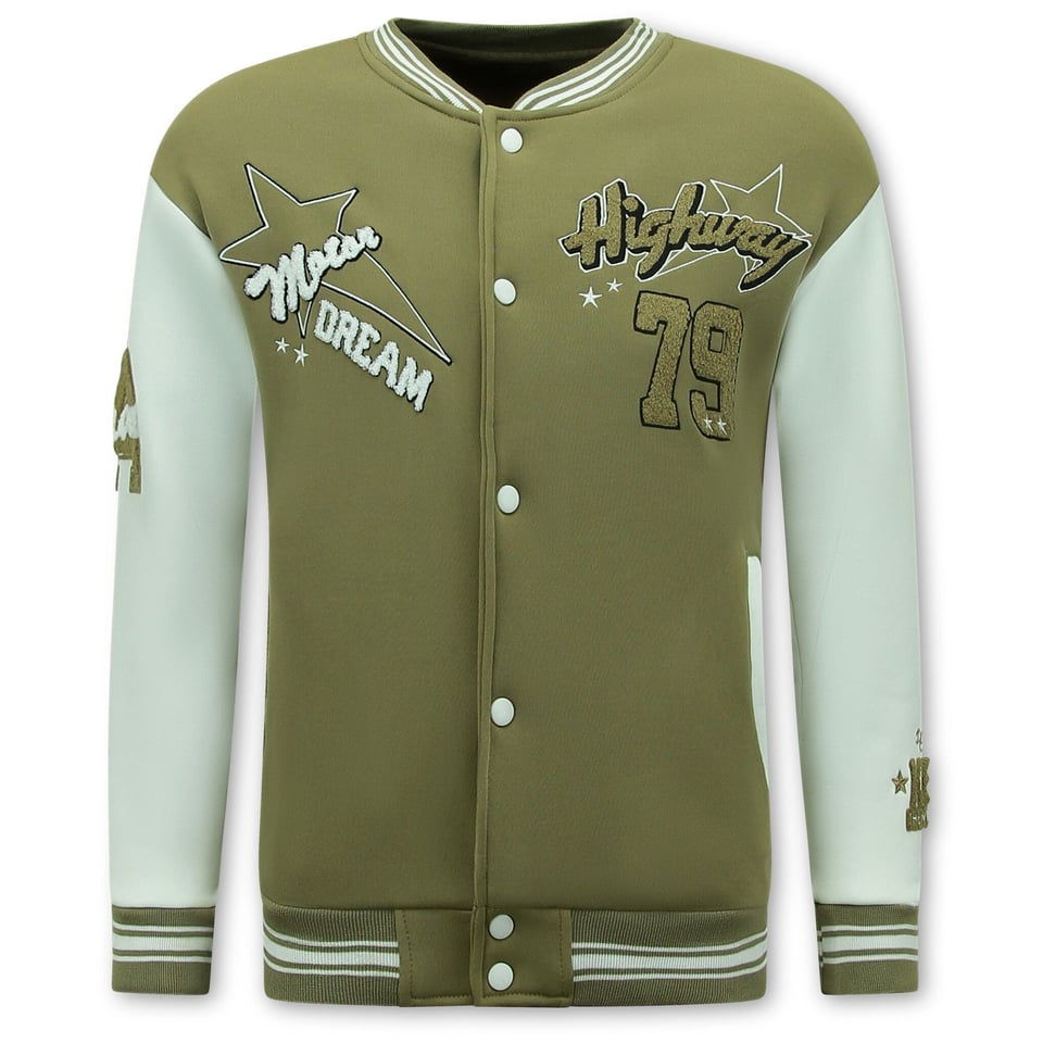 Baseball Jacket - College Jas Heren - 903 - Bruin