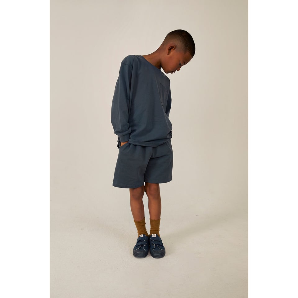 Gray Label Bermuda Shorts Blue Grey