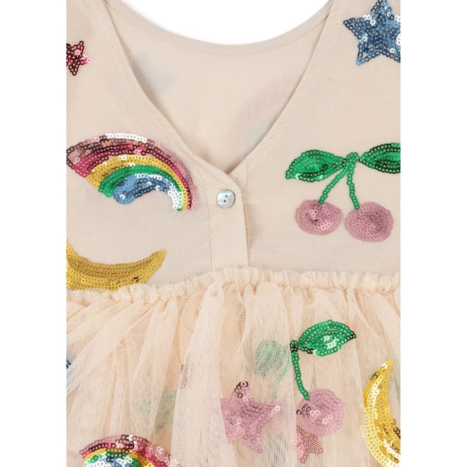 Konges Sløjd Yvonne Puff Dress Rainbow Twinkle