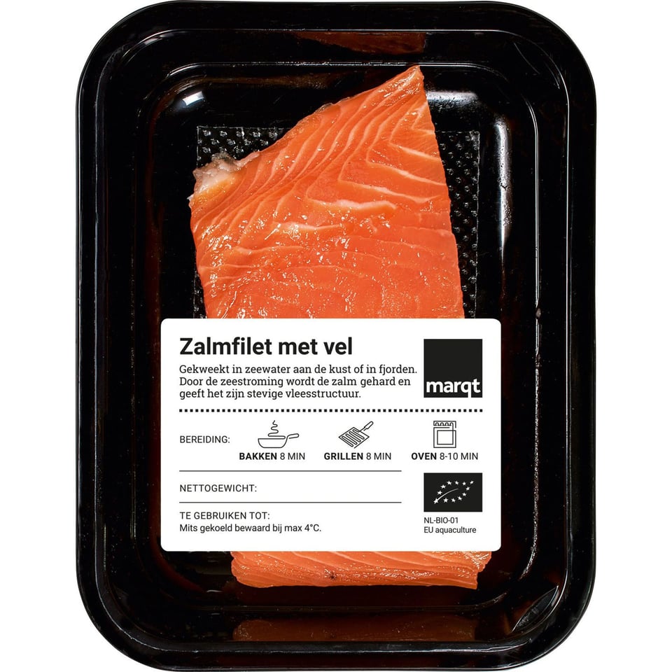 Zalmfilet Met Vel