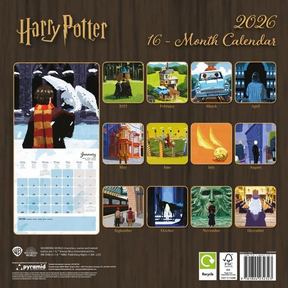Harry Potter Kalender 2026